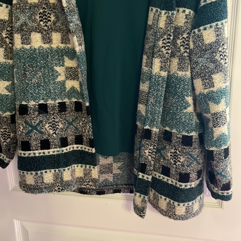 L.L. Bean Multicolor Teddy Jacket - Picture 3 of 6